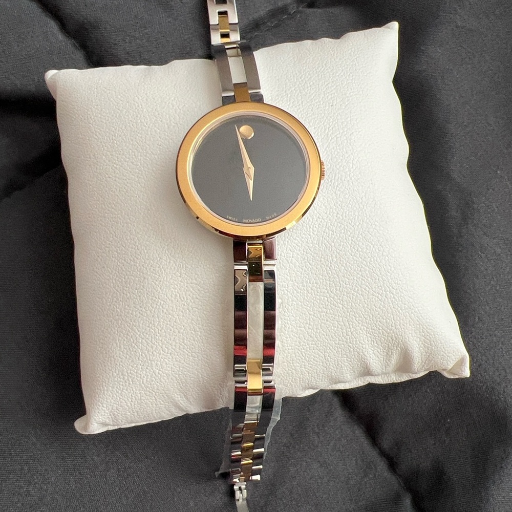 MOVADO ESPERANZA 2 tone stainless steel brand new
